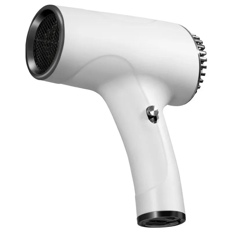 Cordless Hair Dryer - 30,000 RPM Fast Drying, USB Charge