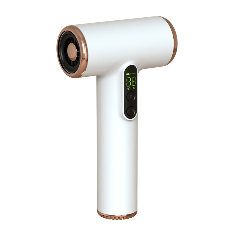 Cordless Hair Dryer - 30,000 RPM Fast Drying, USB Charge