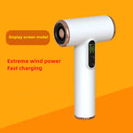Cordless Hair Dryer - 30,000 RPM Fast Drying, USB Charge