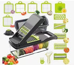 18-in-1 Vegetable Slicer - Multi-Blade Chopper with Container