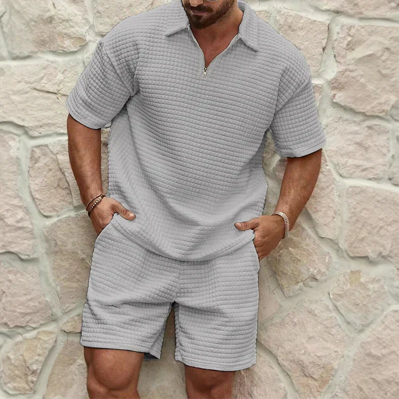 Lightweight Leisure Set - Breathable Poly-Cotton Two-Piece