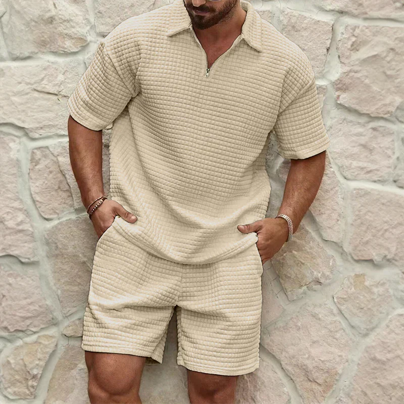 Lightweight Leisure Set - Breathable Poly-Cotton Two-Piece