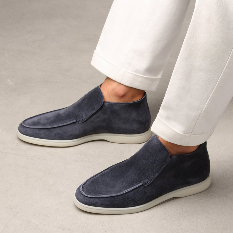 Men's Calf Suede Loafers - Understated Style for Every Occasion