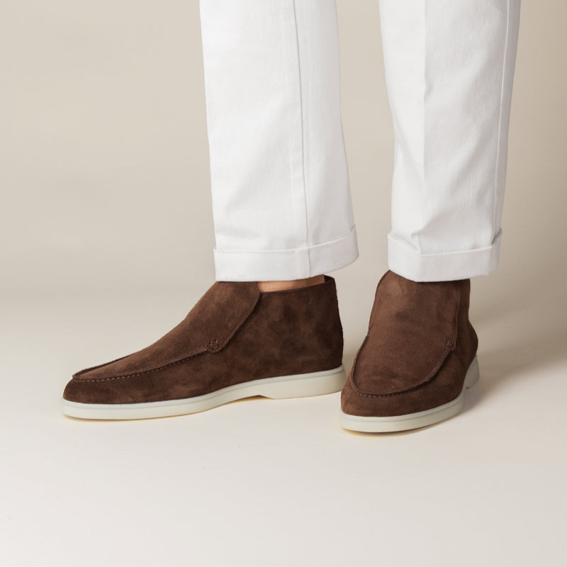 Men's Calf Suede Loafers - Understated Style for Every Occasion