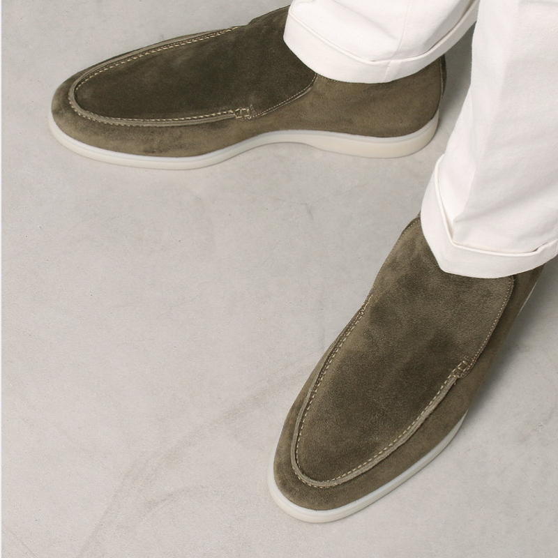 Men's Calf Suede Loafers - Understated Style for Every Occasion
