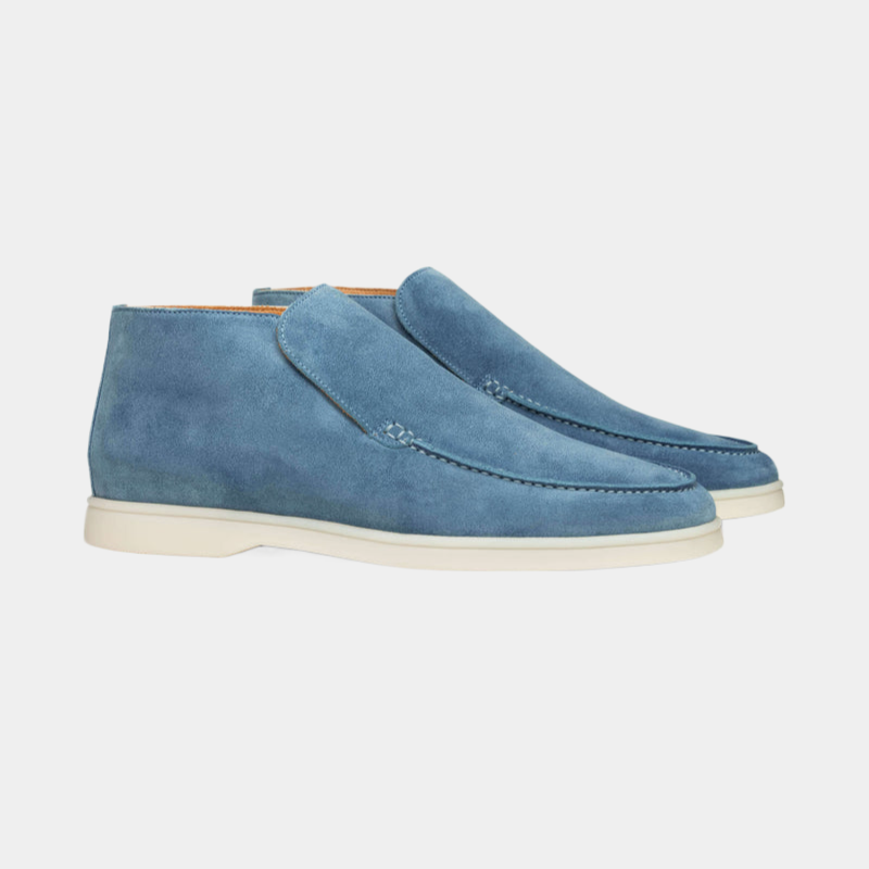 Men's Calf Suede Loafers - Understated Style for Every Occasion