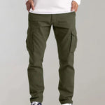 Men's Cargo Trousers - Multi-Pocket Utility Pants