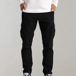 Men's Cargo Trousers - Multi-Pocket Utility Pants