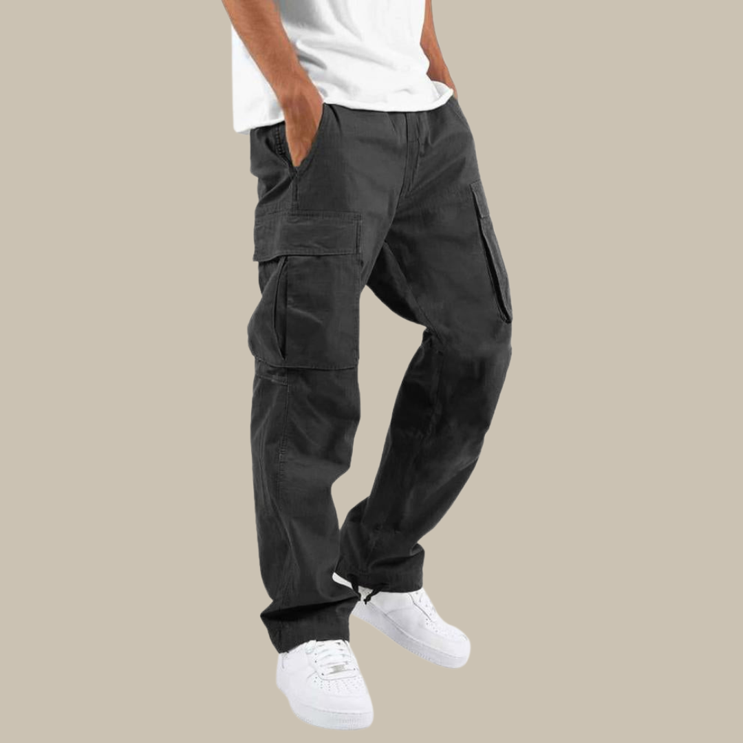 Men's Cargo Pants - Flexible Stretch Fabric for All-Day Wear