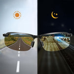 Polarized Photochromic Sunglasses - Auto-Adjusting Light Lenses