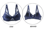 Plus-Size Lace Push-Up Bra - Comfortable Curve-Enhancing Design