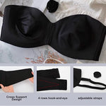 Seamless Plus Size Bra - Adjustable Straps, Ultra-Soft Everyday Comfort