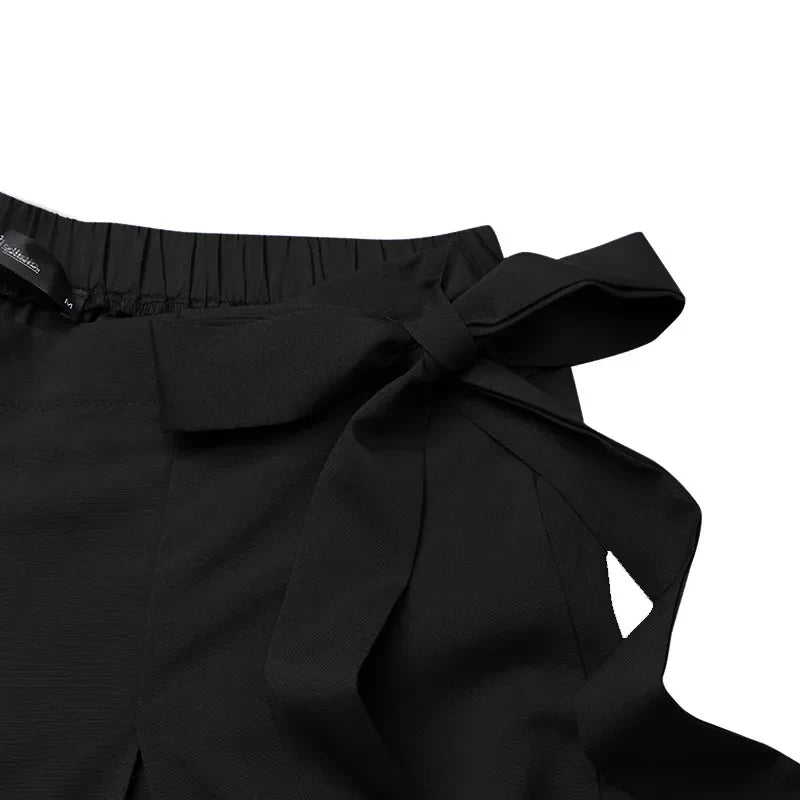 Plus-Size Wide-Leg Work Pants - High-Waist Palazzo Style