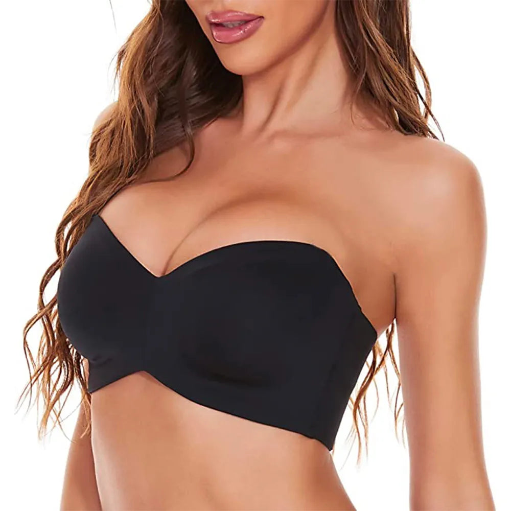 Seamless Plus Size Bra - Adjustable Straps, Ultra-Soft Everyday Comfort