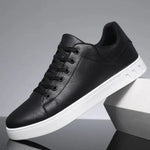 Men's Leather Shoes - Classic Design with Metal Toe Cap