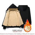 Plus-Size Lambskin Hooded Jacket - Insulated Winter Coat