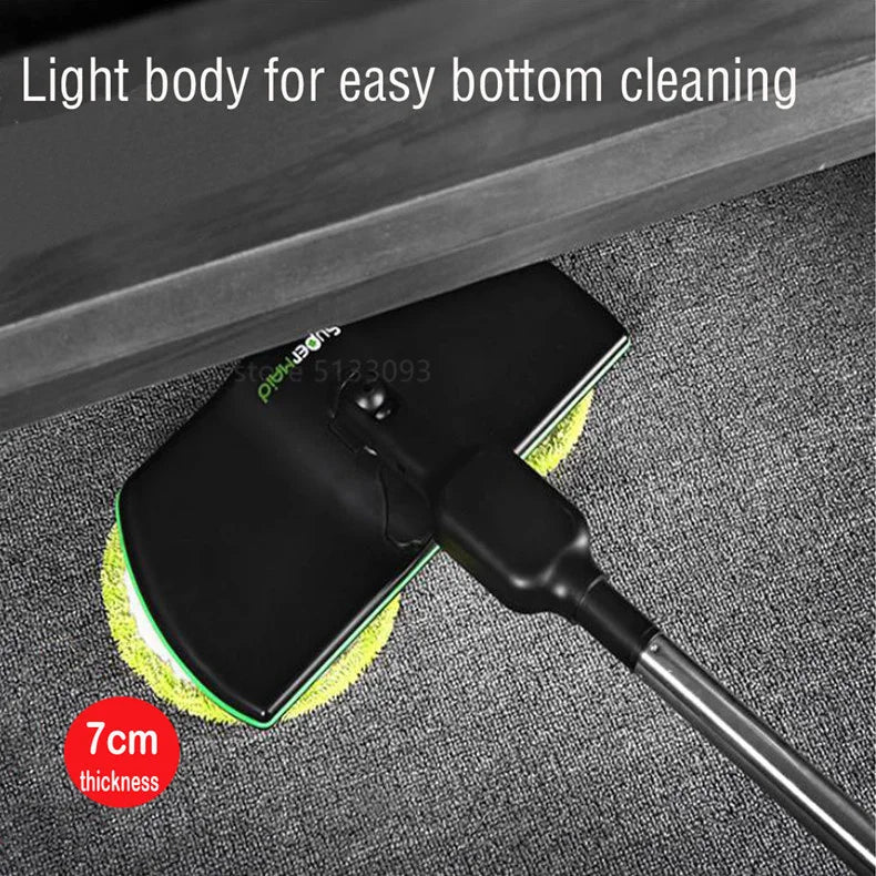 Cordless Electric Spin Mop - Dual-Motor Floor Cleaner & Scrubber