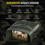 Night Vision Binoculars - 5x Magnification with IR Illumination