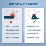 Cervical Neck Stretcher Pillow - Traction Support for Neck Comfort
