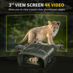 Night Vision Binoculars - 5x Magnification with IR Illumination
