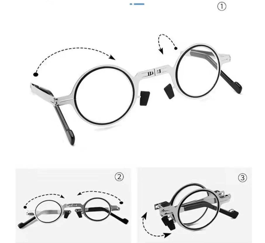 Foldable Reading Glasses - Compact Magnification On the Go