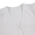 Plus Size V-Neck Maxi Dress - Chic, Modern Style with Puff Sleeves