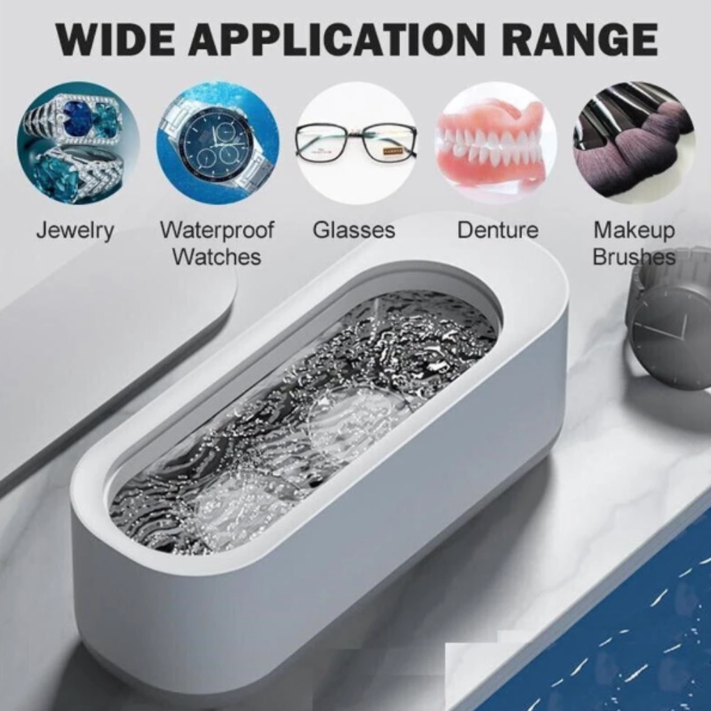 Ultrasonic Cleaner for Glasses & Jewelry - Gentle Deep Clean