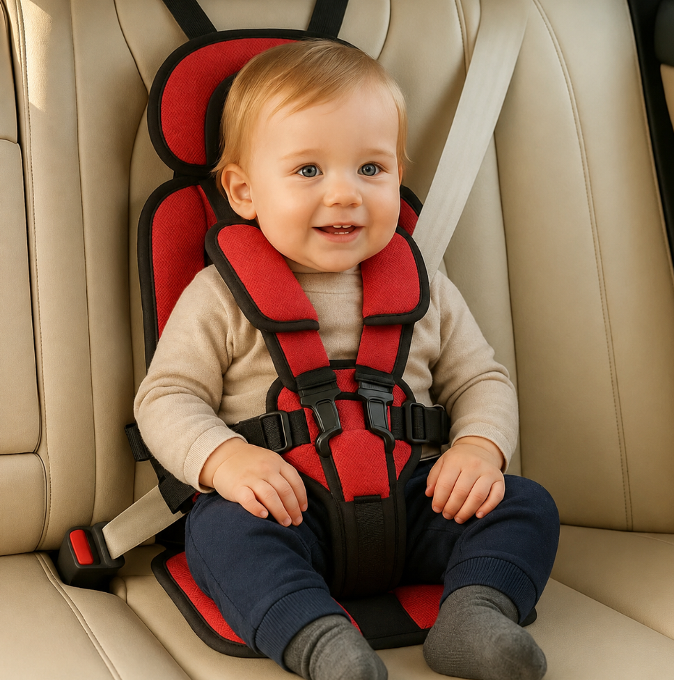 Compact Child Travel Seat - Lightweight Booster for Kids 1-14