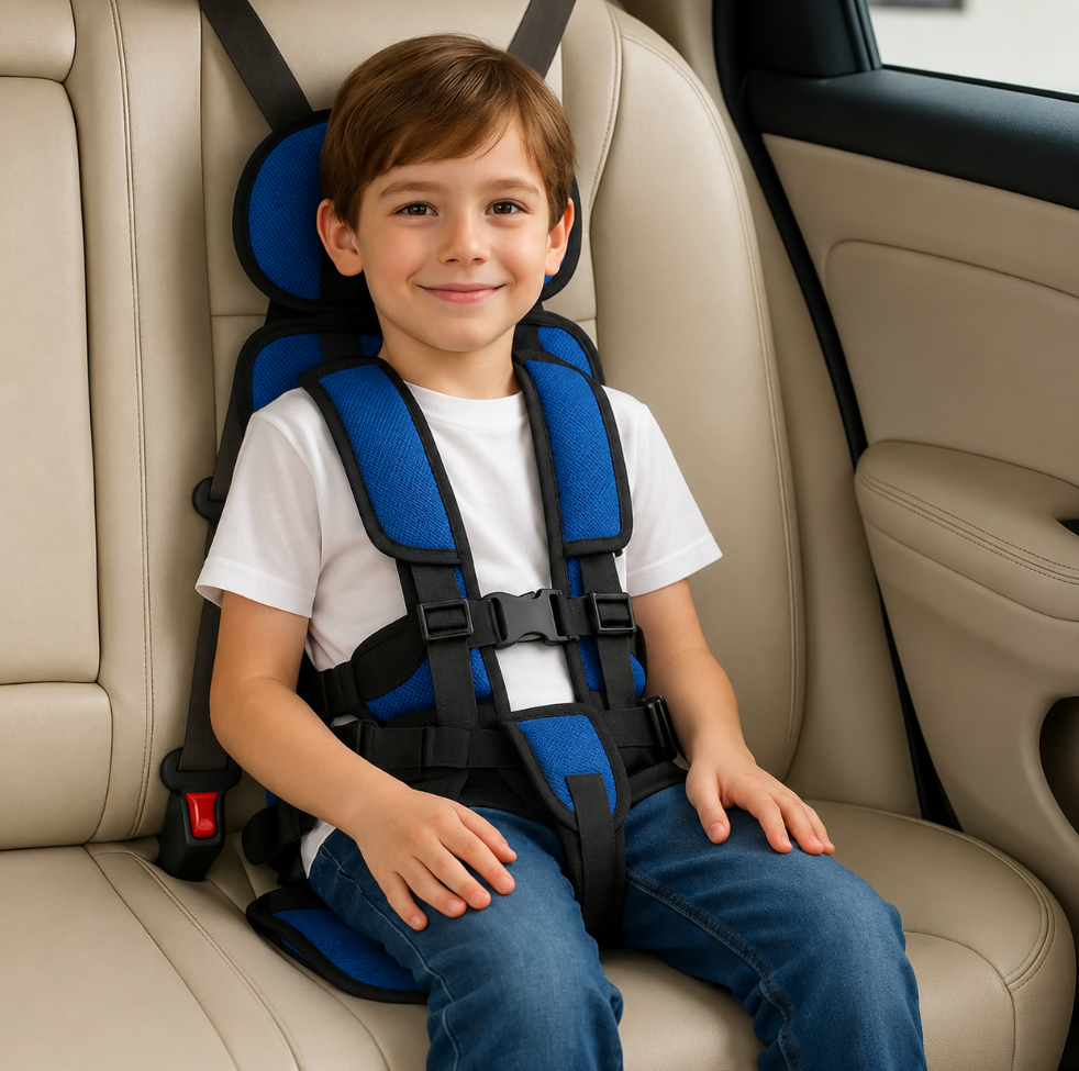 Compact Child Travel Seat - Lightweight Booster for Kids 1-14
