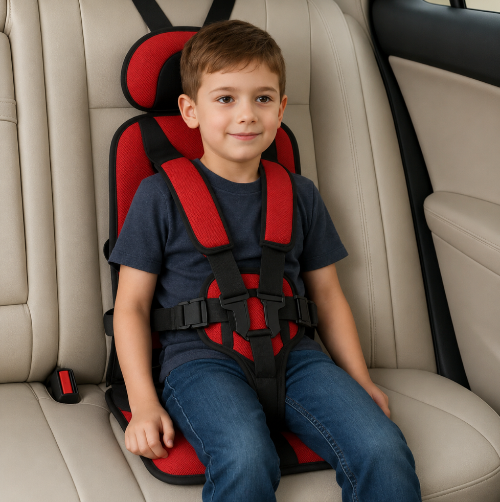 Compact Child Travel Seat - Lightweight Booster for Kids 1-14