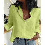 Women's Button-Down Relaxed Fit Blouse - Classic Everyday Style