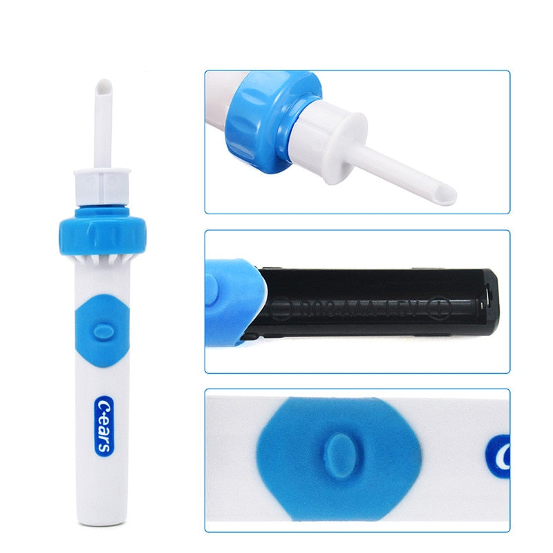Electric Ear Wax Remover - Gentle Suction Cleaning Tool