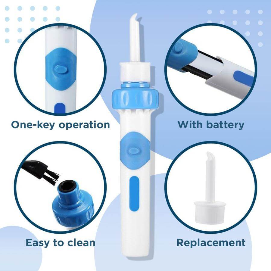 Electric Ear Wax Remover - Gentle Suction Cleaning Tool