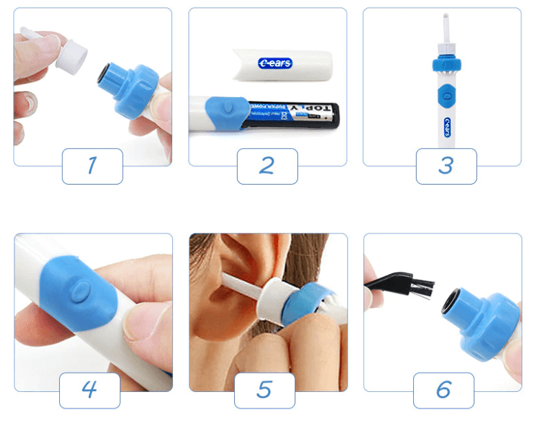 Electric Ear Wax Remover - Gentle Suction Cleaning Tool