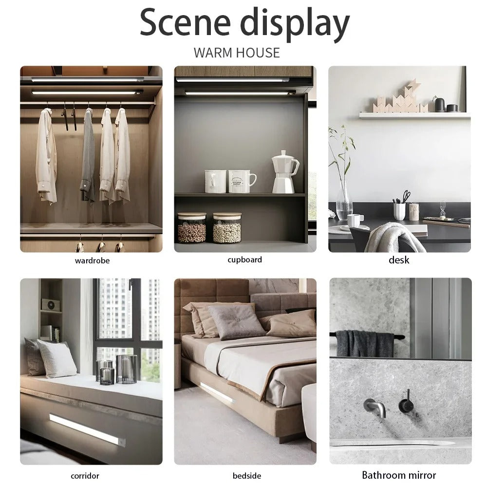 Motion Sensor Closet Light - Hands-Free LED Cabinet Lighting