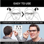 Adjustable Reading Glasses - Dual-Lens Magnification On Demand
