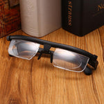 Adjustable Reading Glasses - Dual-Lens Magnification On Demand