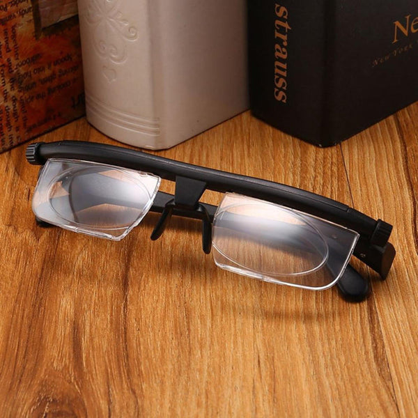 Adjustable Reading Glasses - Dual-Lens Magnification On Demand