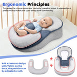 Anti-Reflux Elevated Baby Lounger - Incline Support Design