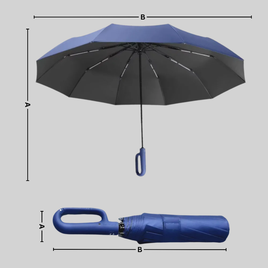 Auto-Lock Umbrella - One-Press Open, Weather-Ready