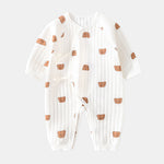 Baby Bear Romper - Soft Cotton Spring and Autumn Outfit