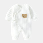 Baby Bear Romper - Soft Cotton Spring and Autumn Outfit