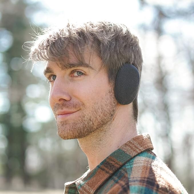 FleeceBuds Ear Warmers - Bandless Fleece Cold-Weather Earmuffs