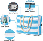 SandAway Oversized Beach Tote - Waterproof, Sandproof Beach Bag