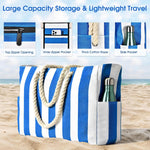 SandAway Oversized Beach Tote - Waterproof, Sandproof Beach Bag