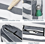 Waterproof Large Tote Bag - Multi-Pocket Everyday Carryall