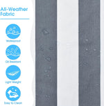 Waterproof Large Tote Bag - Multi-Pocket Everyday Carryall