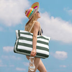 Waterproof Large Tote Bag - Multi-Pocket Everyday Carryall