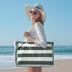 Waterproof Large Tote Bag - Multi-Pocket Everyday Carryall