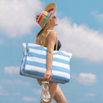 Waterproof Large Tote Bag - Multi-Pocket Everyday Carryall